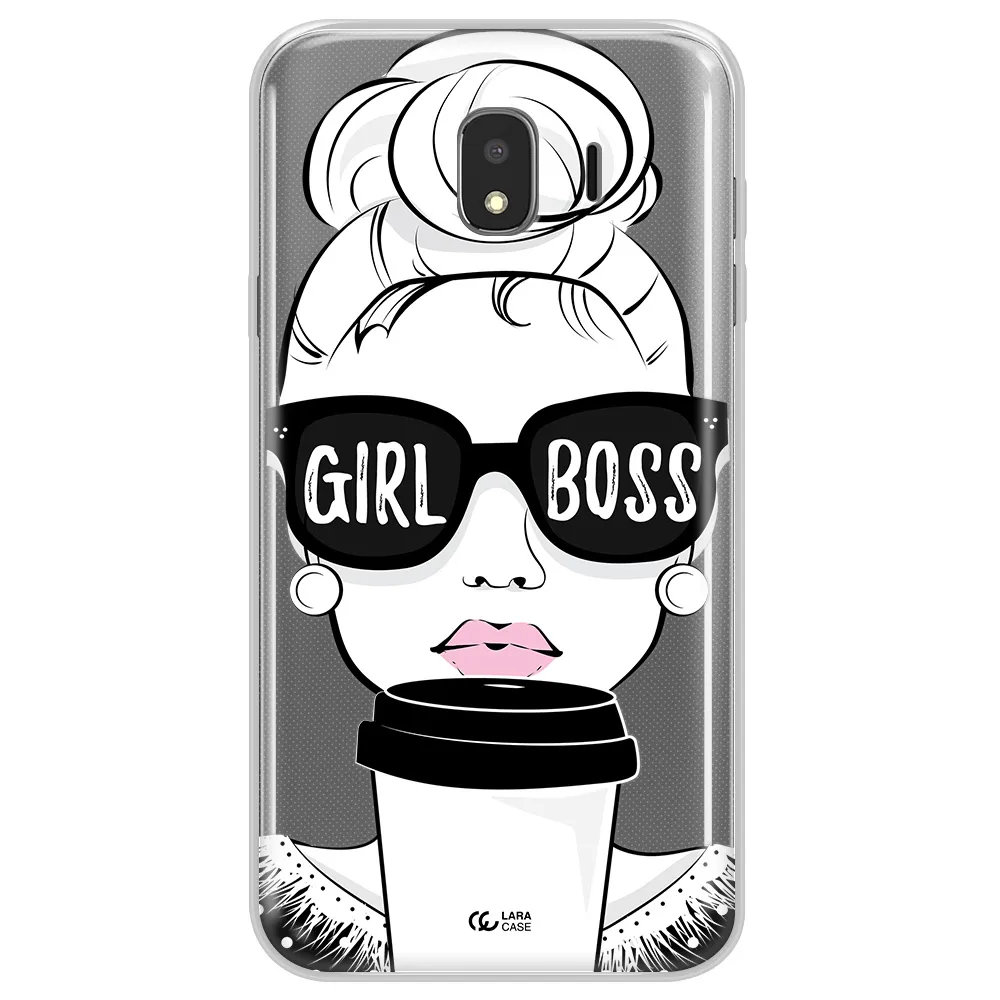 Girl Boss Samsung J4 Clear TPU Case