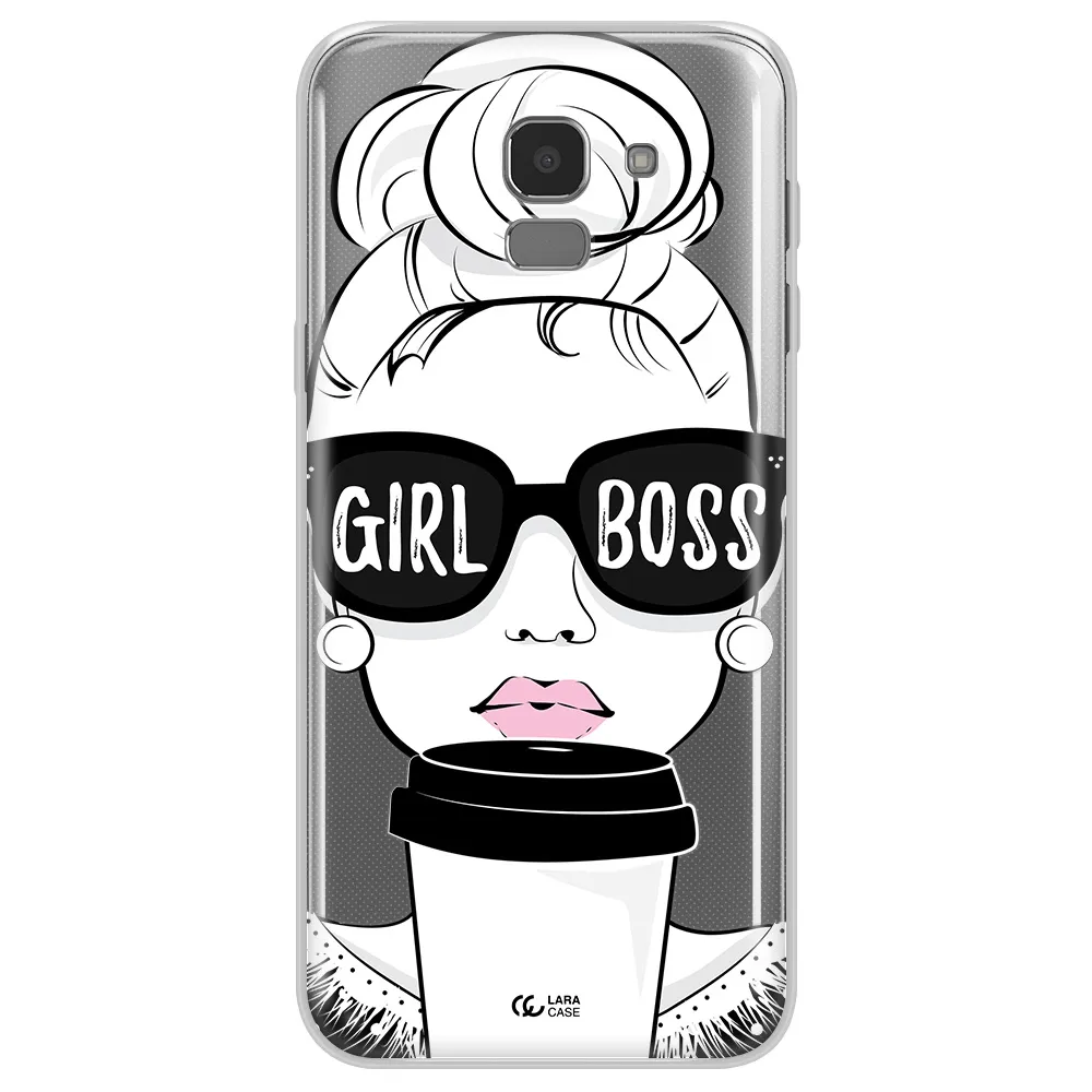 Girl Boss Samsung J6 Clear TPU Case