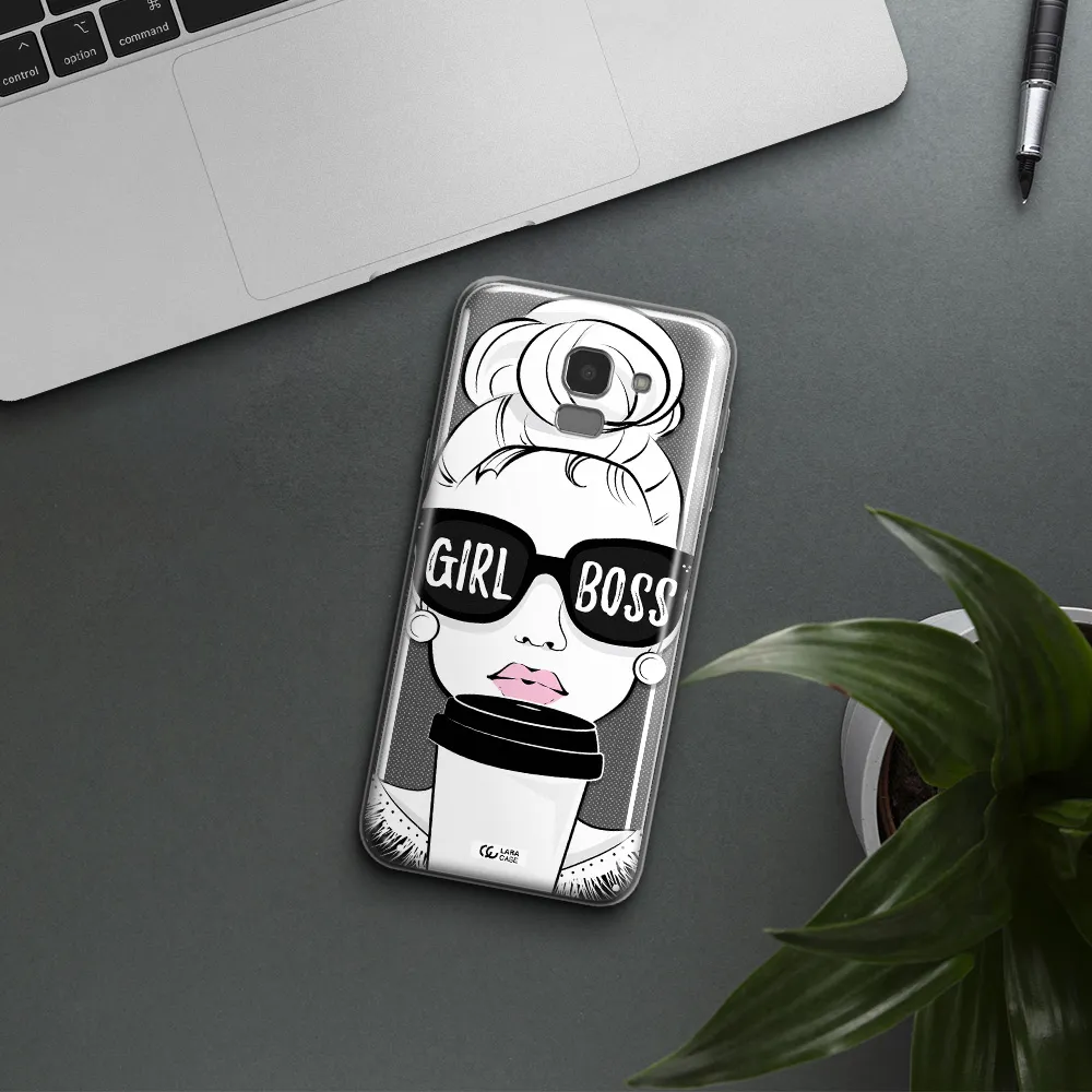 Girl Boss Samsung J6 Clear TPU Case