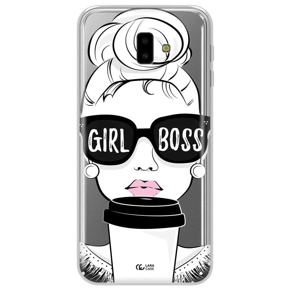 Girl Boss Samsung J6 Plus Clear TPU Case