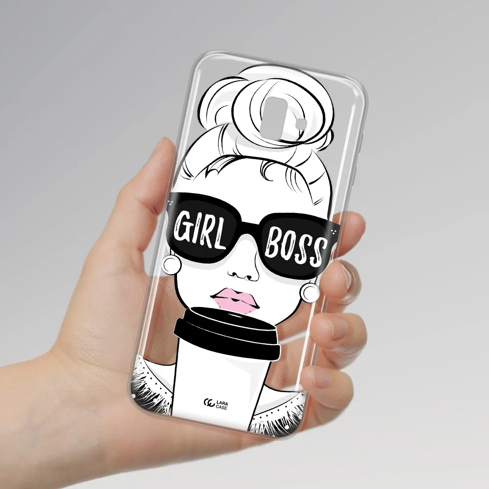 Girl Boss Samsung J6 Plus Clear TPU Case