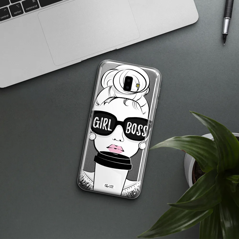 Girl Boss Samsung J6 Plus Clear TPU Case