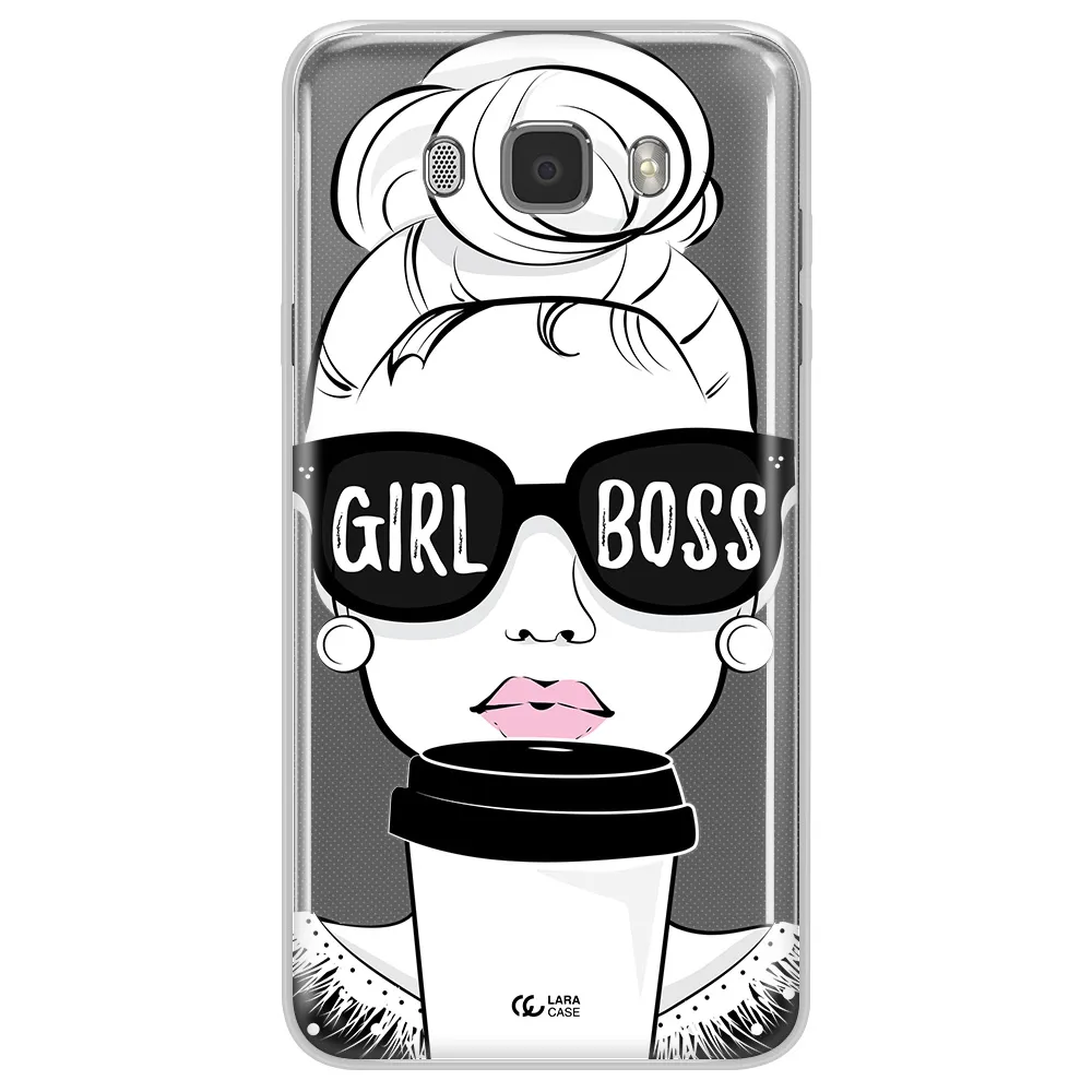 Girl Boss Samsung J7 2016 Clear TPU Case