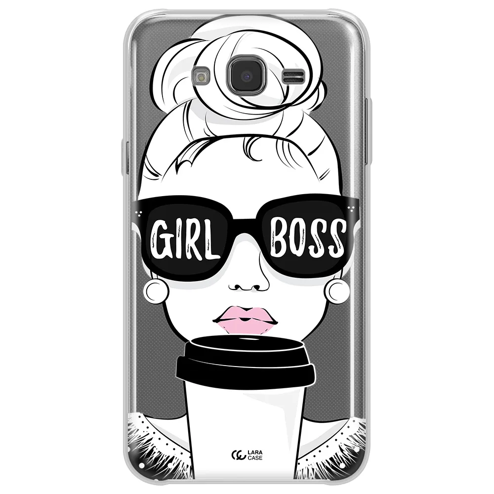 Girl Boss Samsung J7 Core Clear TPU Case
