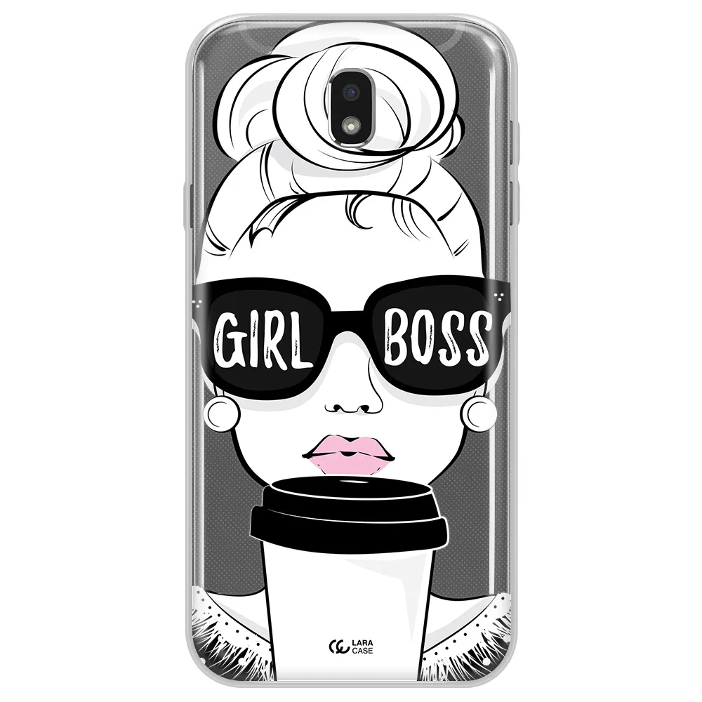 Girl Boss Samsung J7 Pro Clear TPU Case
