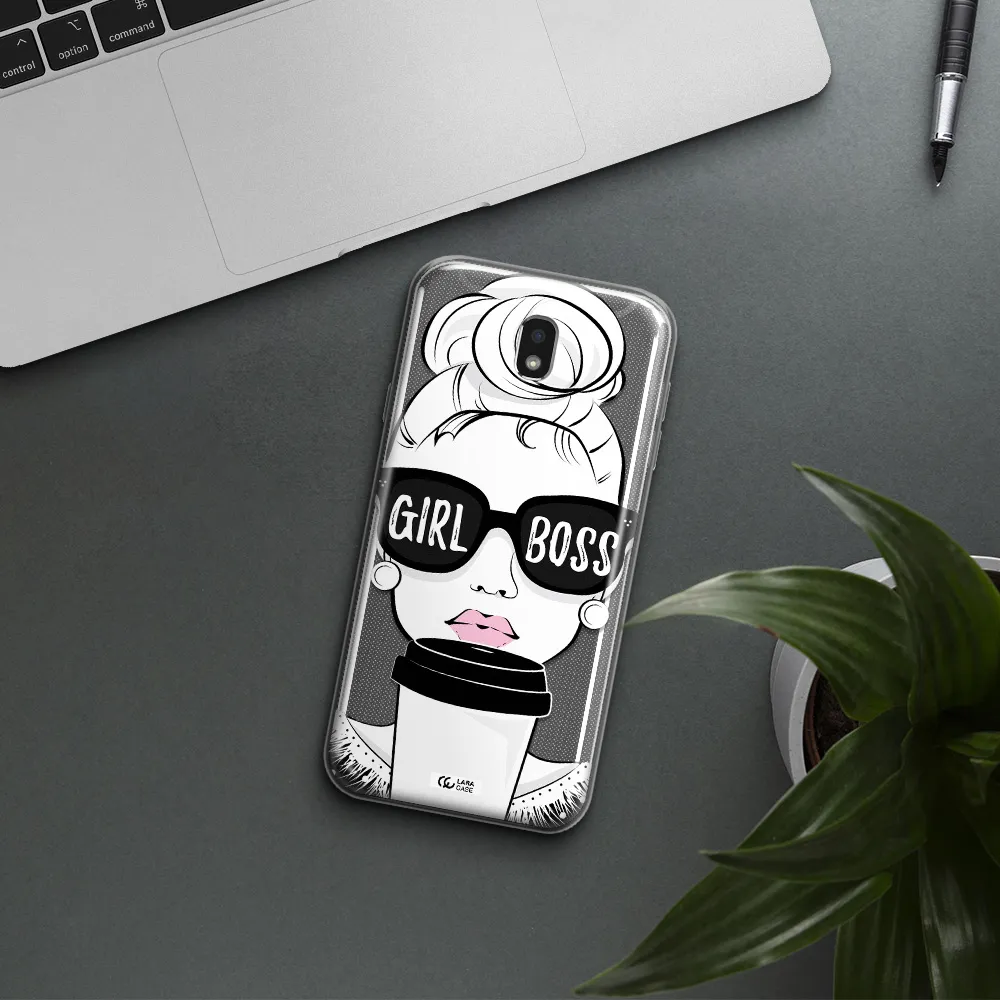 Girl Boss Samsung J7 Pro Clear TPU Case