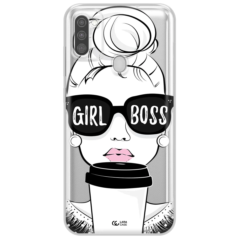 Girl Boss Samsung M11 Clear TPU Case