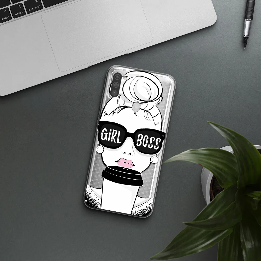 Girl Boss Samsung M11 Clear TPU Case