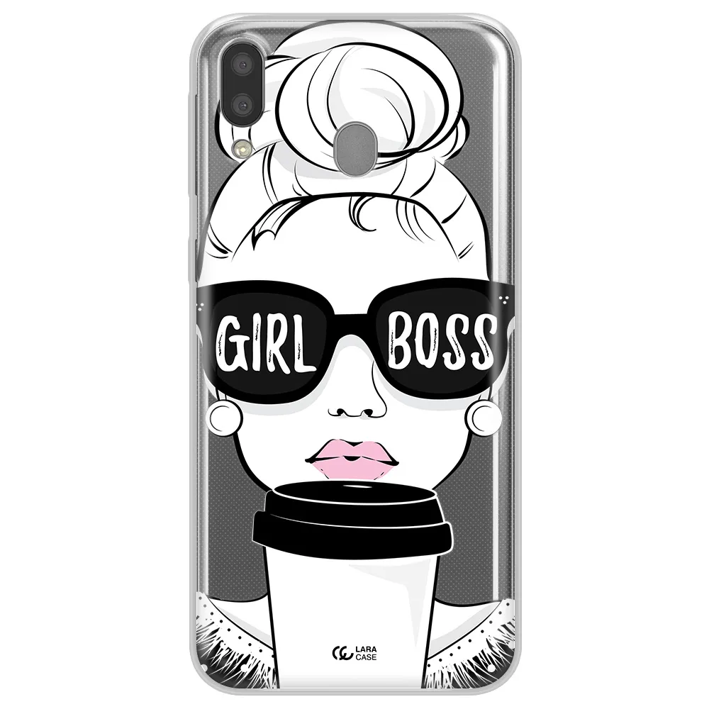 Girl Boss Samsung M20 Clear TPU Case