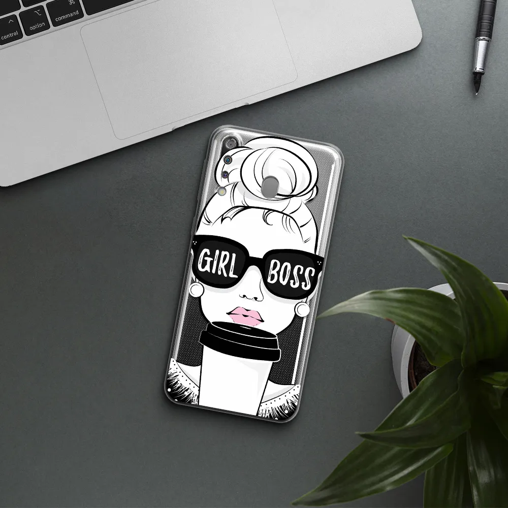 Girl Boss Samsung M30 Clear TPU Case