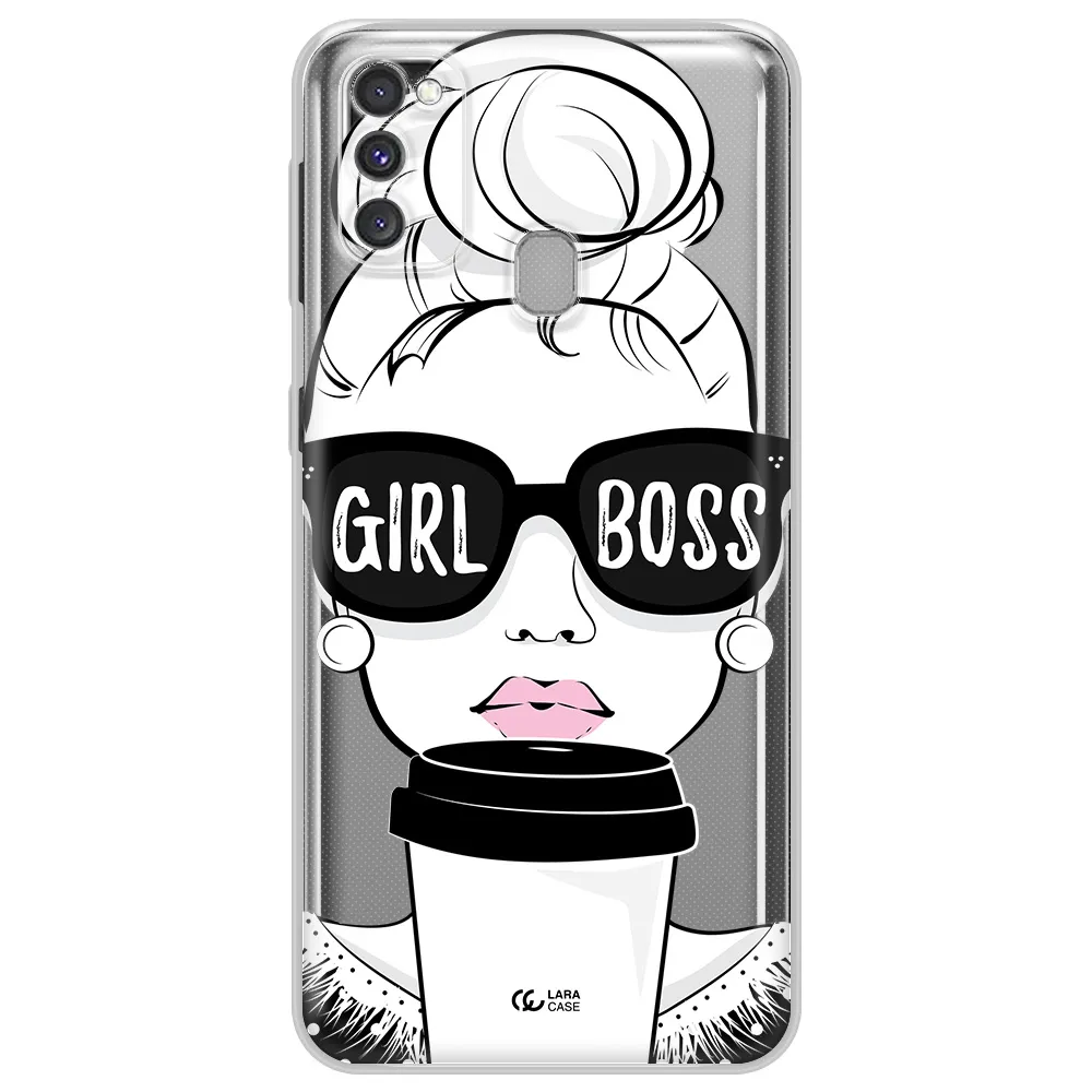 Girl Boss Samsung M30S Clear TPU Case