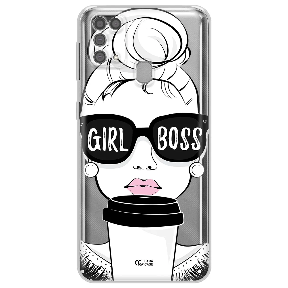 Girl Boss Samsung M31 Clear TPU Case