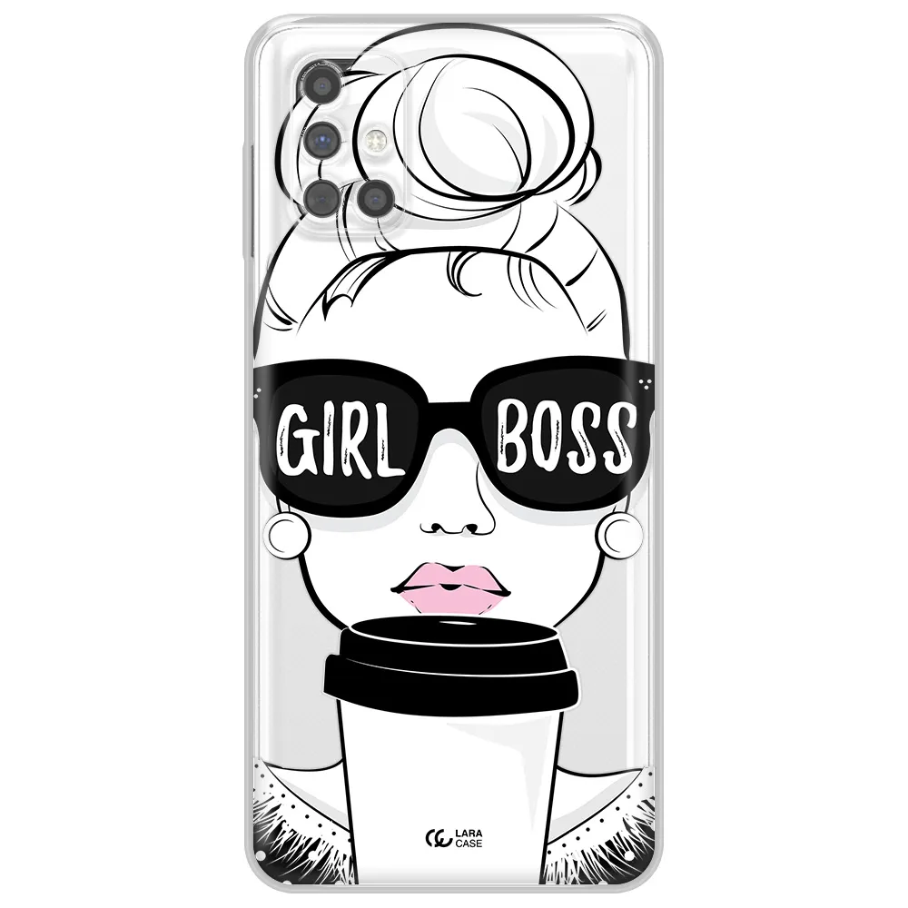 Girl Boss Samsung M31S Clear TPU Case