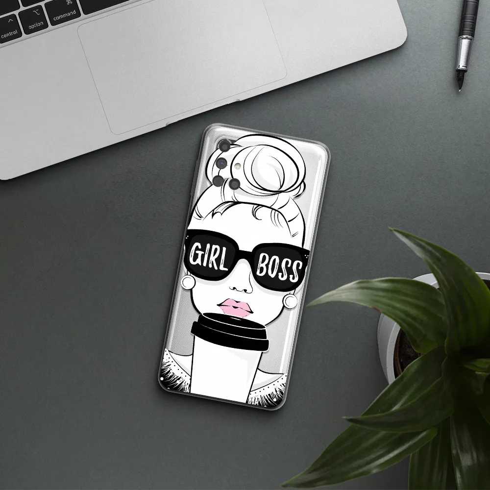 Girl Boss Samsung M31S Clear TPU Case