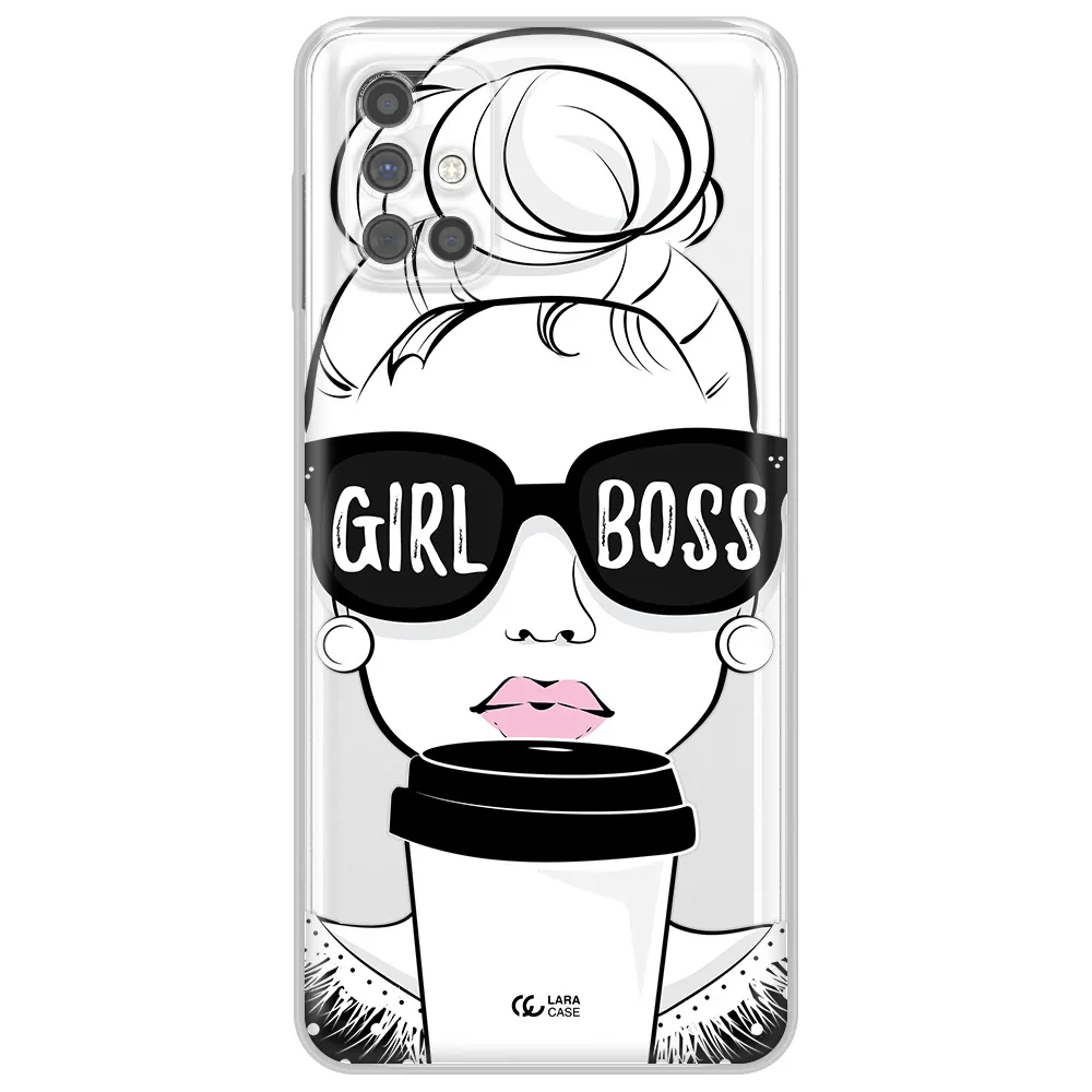Girl Boss Samsung M51 Clear TPU Case