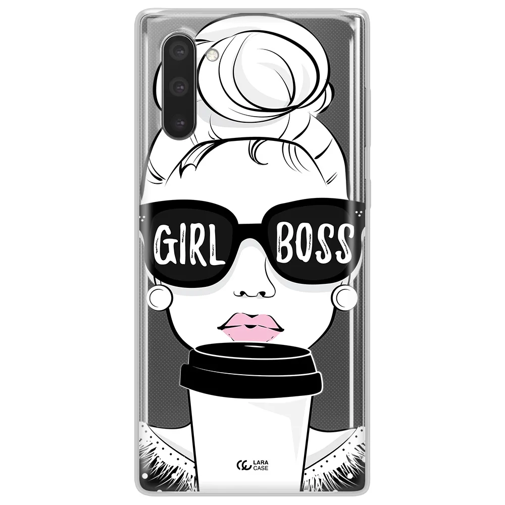 Girl Boss Samsung Note 10 Clear TPU Case