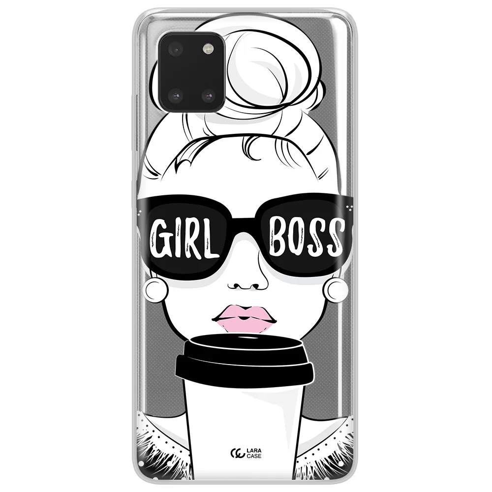 Girl Boss Samsung Note 10 Lite Clear TPU Case