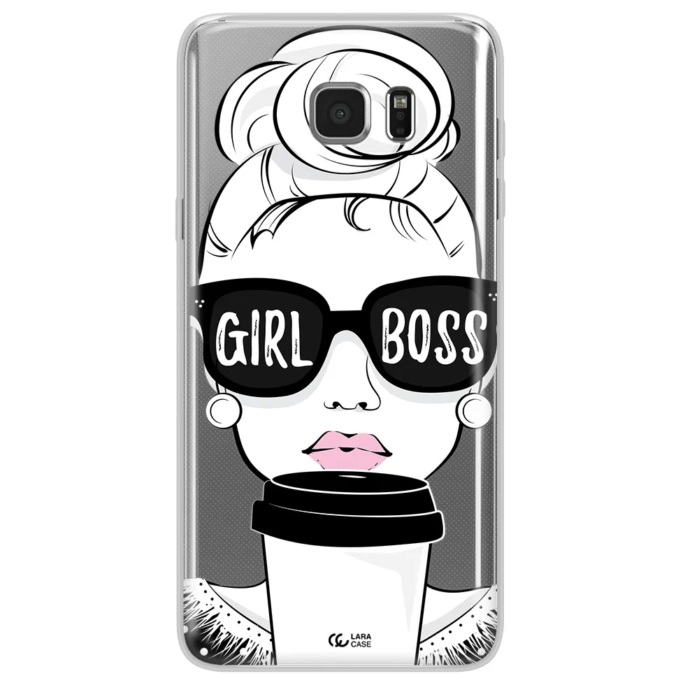 Girl Boss Samsung Note 5 Clear TPU Case