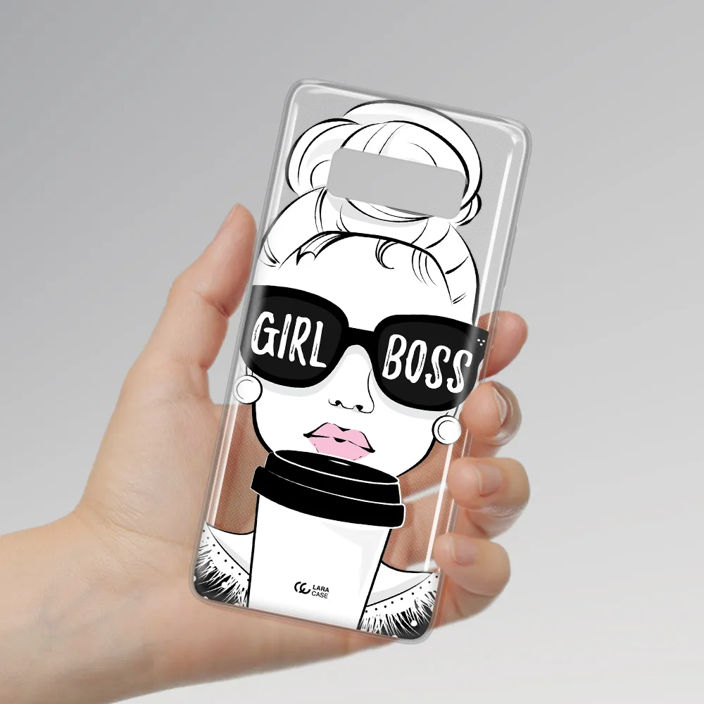 Girl Boss Samsung Note 8 Clear TPU Case