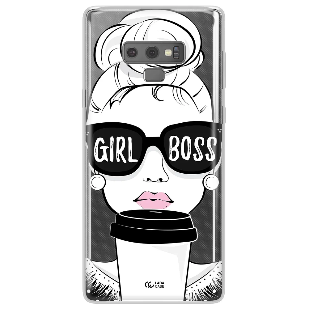 Girl Boss Samsung Note 9 Clear TPU Case