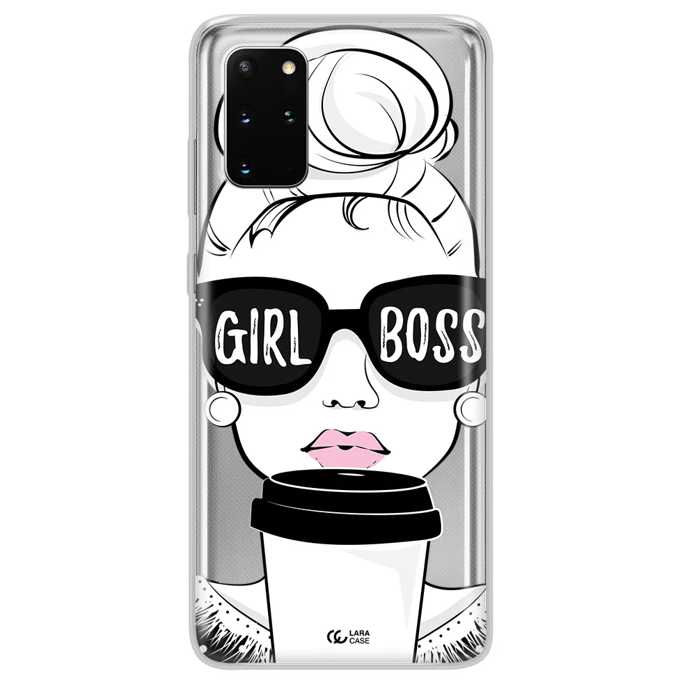 Girl Boss Samsung S 20 Plus Clear TPU Case