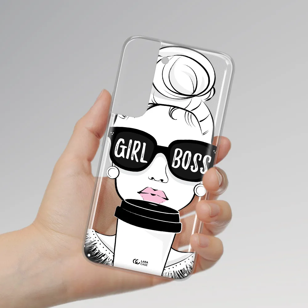 Girl Boss Samsung S 22 Clear TPU Case