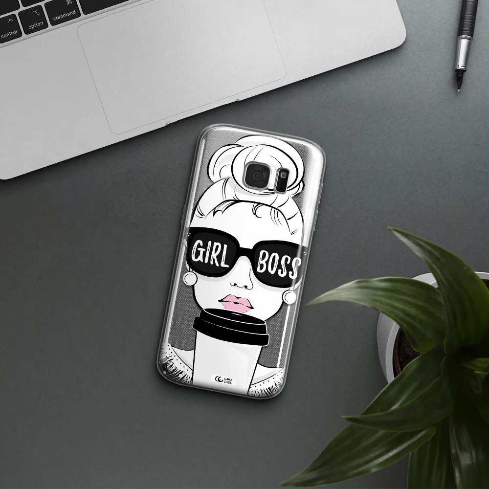 Girl Boss Samsung S 7 Clear TPU Case