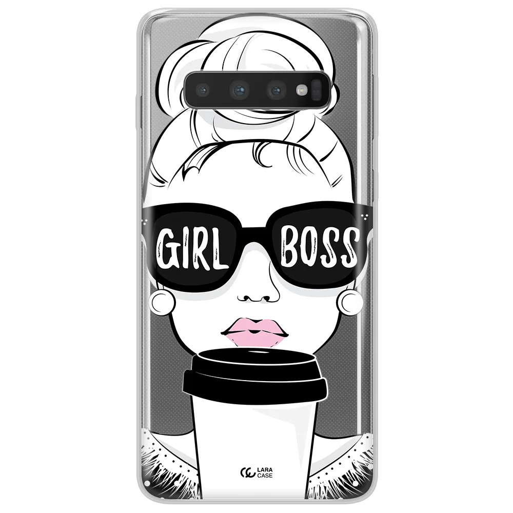 Girl Boss Samsung S10 Plus Clear TPU Case