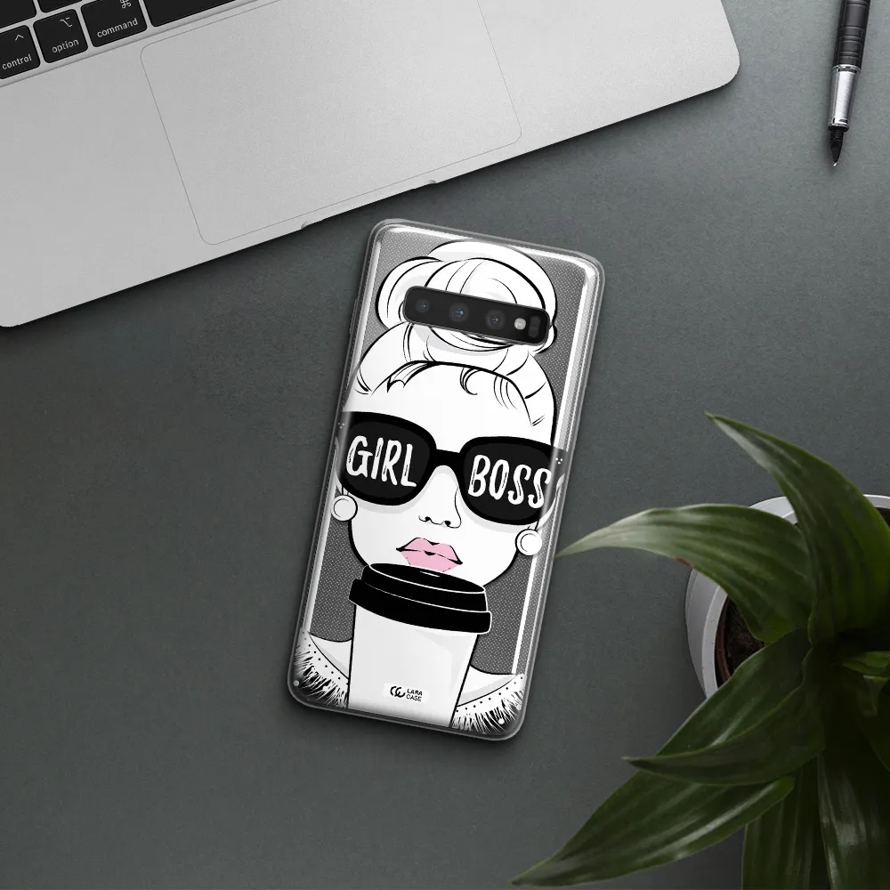 Girl Boss Samsung S10 Plus Clear TPU Case