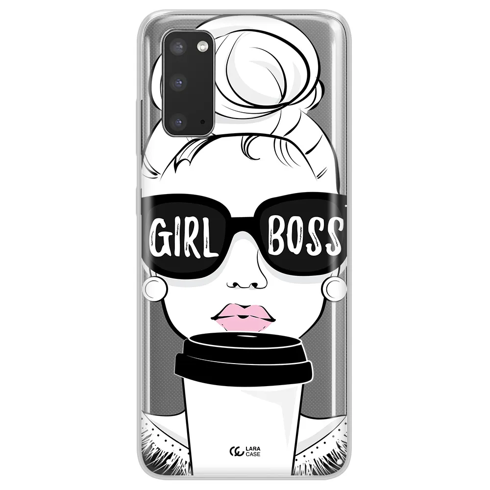 Girl Boss Samsung S20 Clear TPU Case