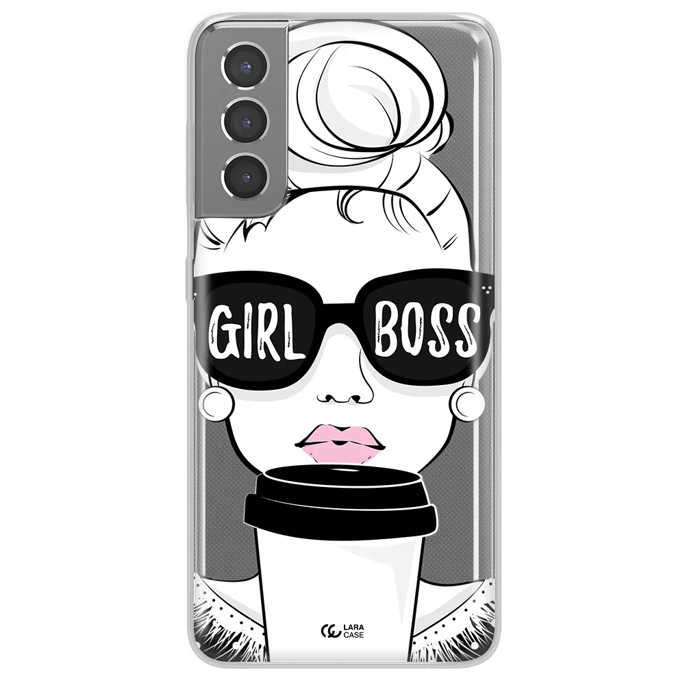 Girl Boss Samsung S21 Plus Clear TPU Case