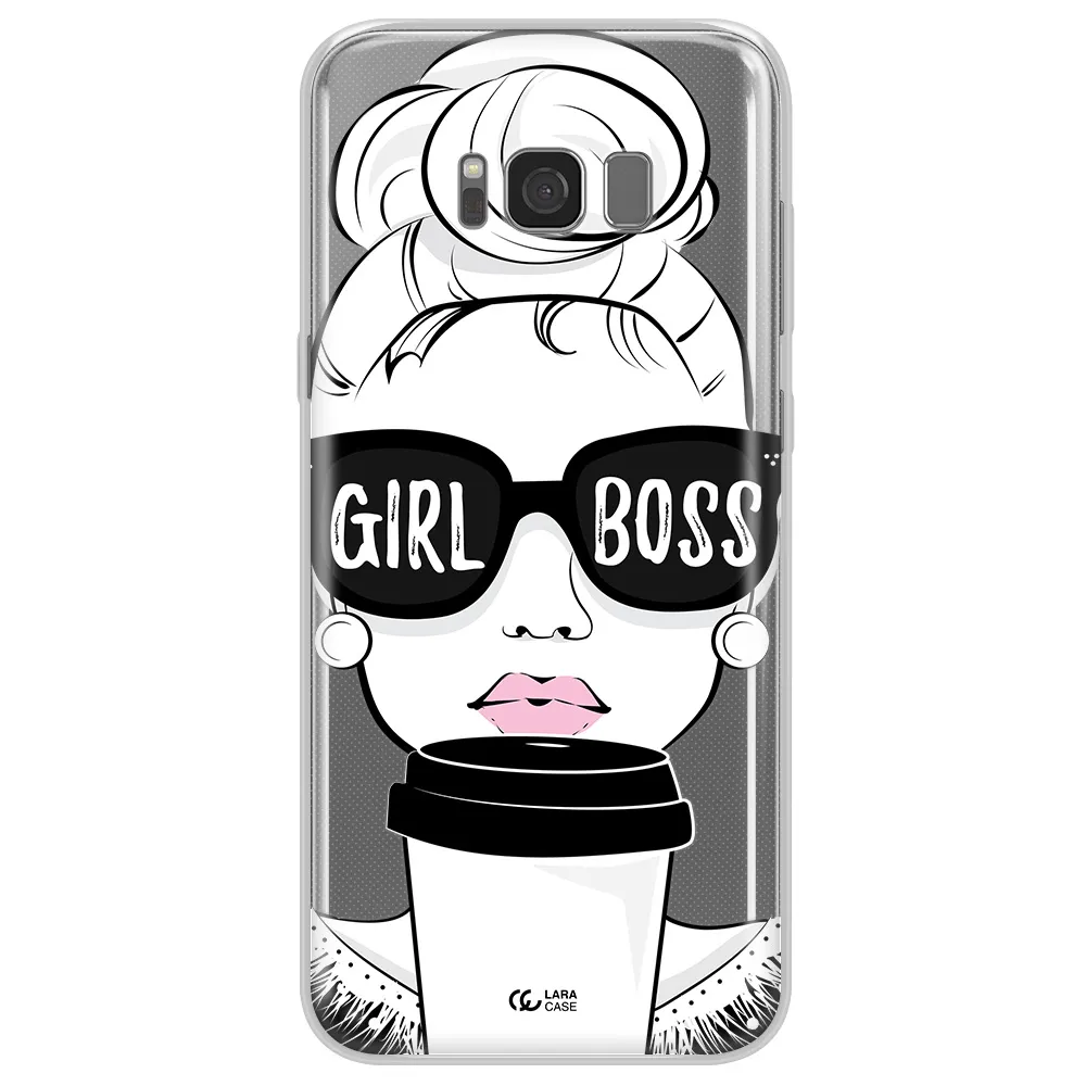 Girl Boss Samsung S8 Clear TPU Case