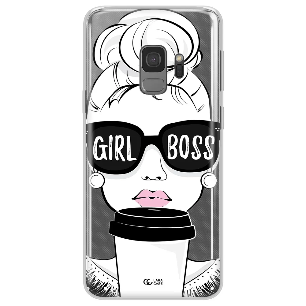 Girl Boss Samsung S9 Clear TPU Case