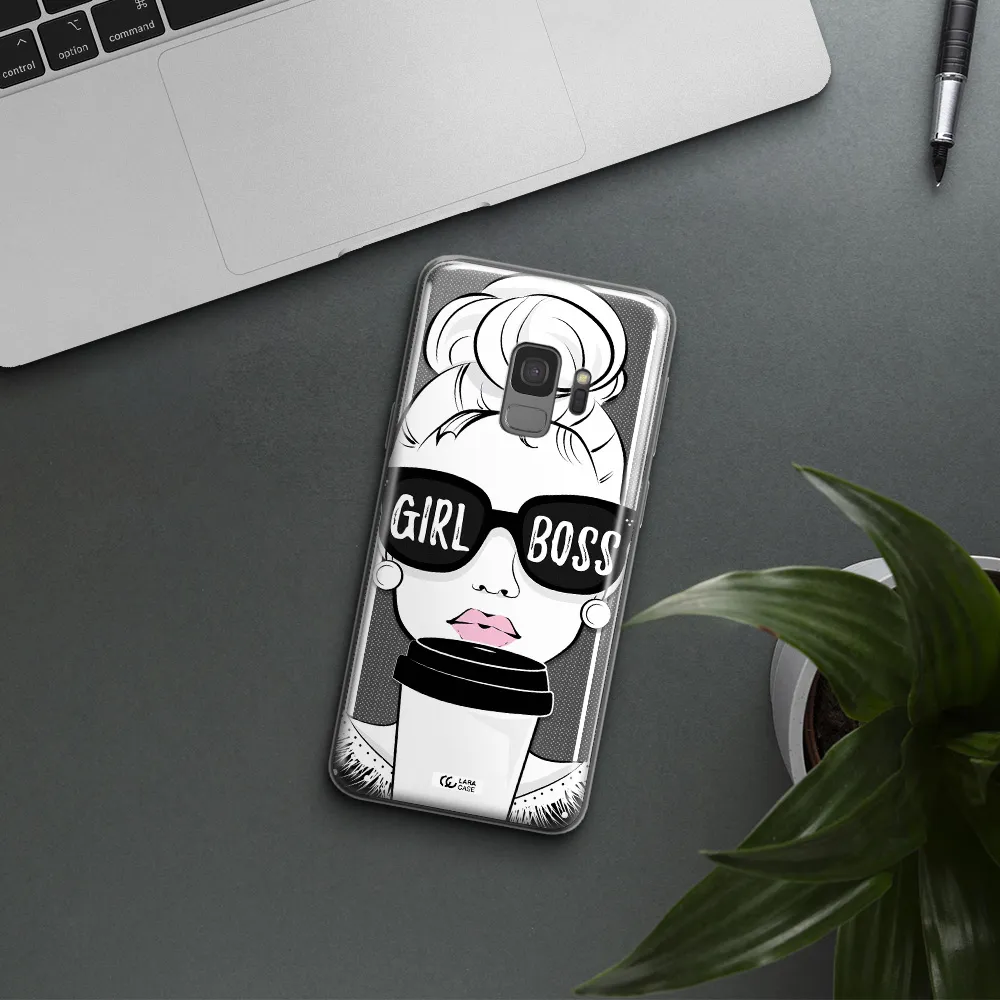 Girl Boss Samsung S9 Clear TPU Case