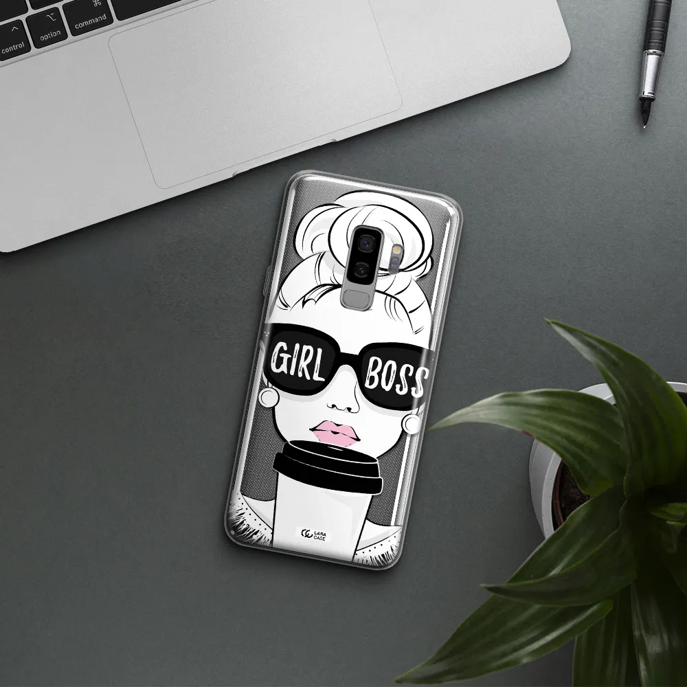 Girl Boss Samsung S9 Plus Clear TPU Case