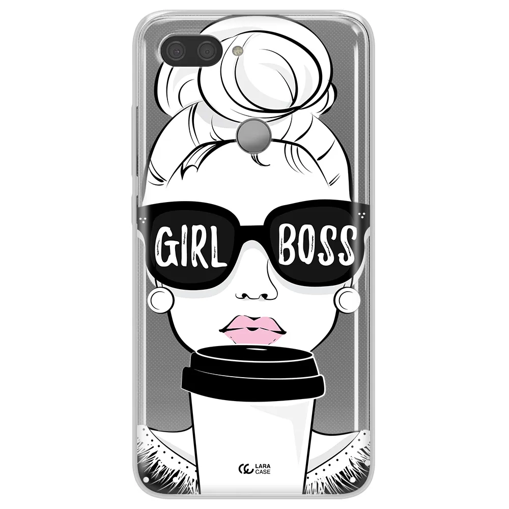 Girl Boss Xiaomi Mi 8 Lite Clear TPU Case