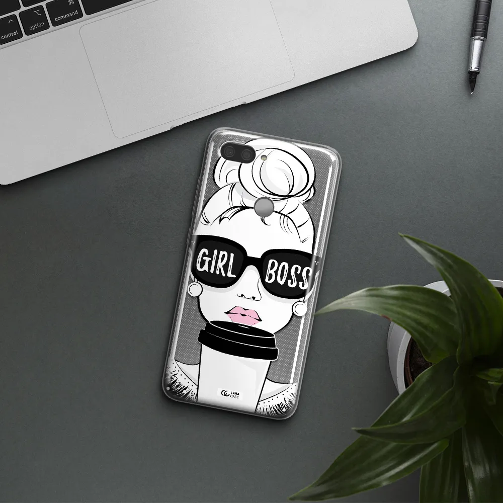 Girl Boss Xiaomi Mi 8 Lite Clear TPU Case