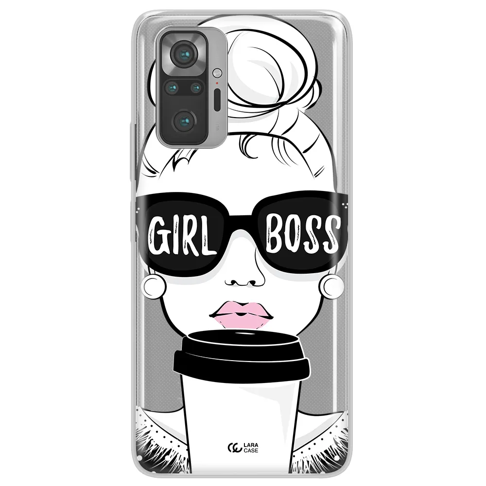 Girl Boss Xiaomi Note 10 Pro Clear TPU Case