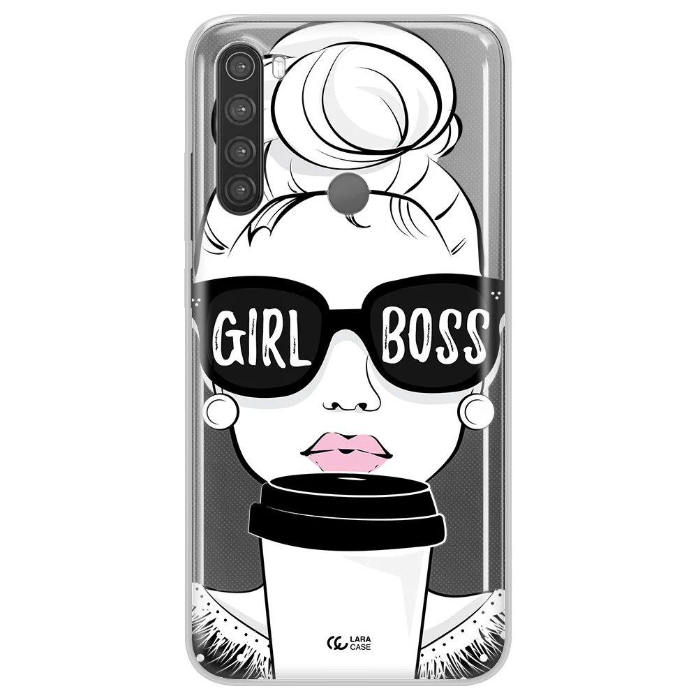 Girl Boss Xiaomi Note 8 Clear TPU Case