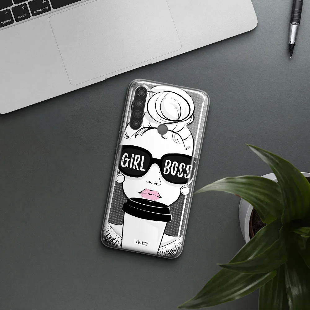 Girl Boss Xiaomi Note 8 Clear TPU Case