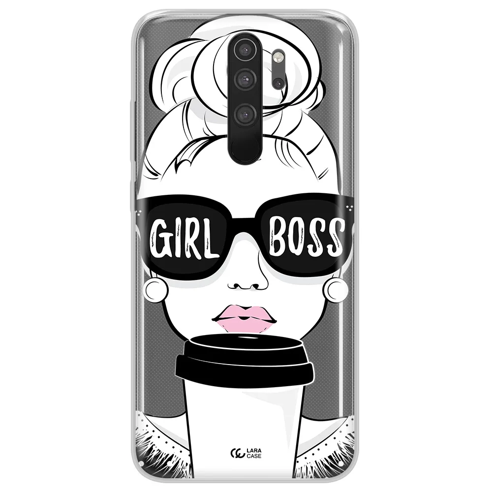 Girl Boss Xiaomi Note 8 Pro Clear TPU Case