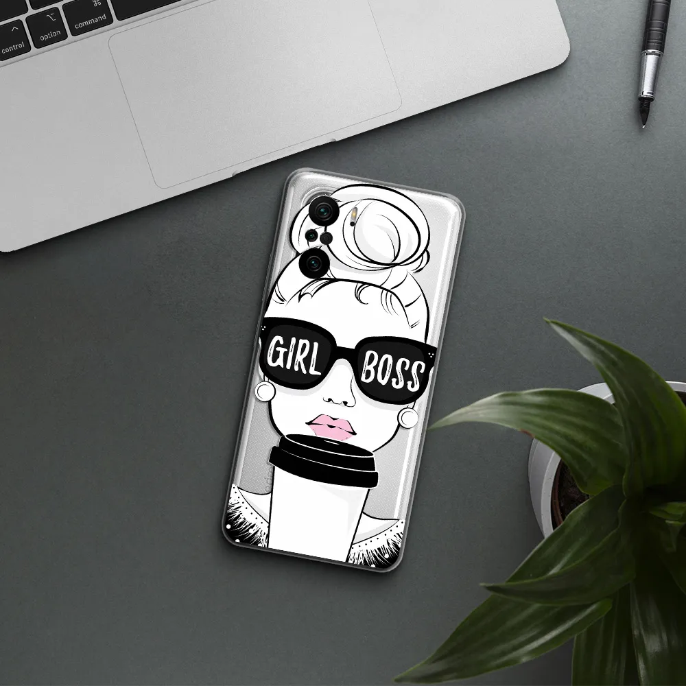Girl Boss Xiaomi Poco F3 Clear Tpu Case