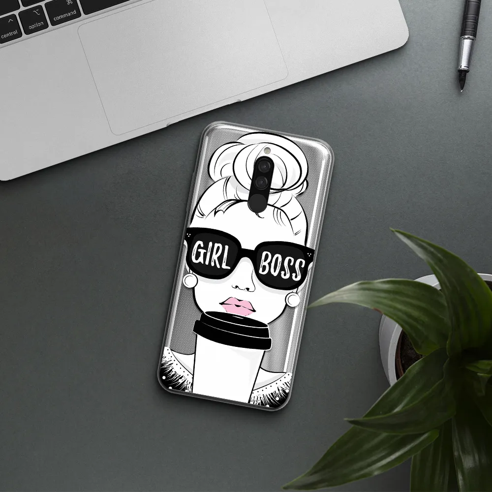 Girl Boss Xiaomi Redmi 8 Clear Tpu Case
