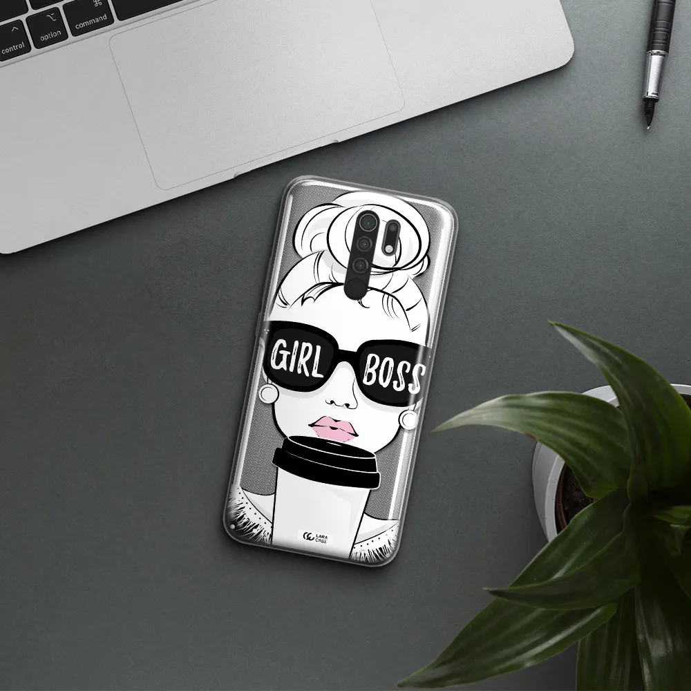 Girl Boss Xiaomi Redmi 9 Clear TPU Case