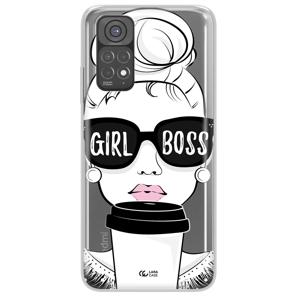 Girl Boss Xiaomi Redmi Note 11 Clear TPU Case