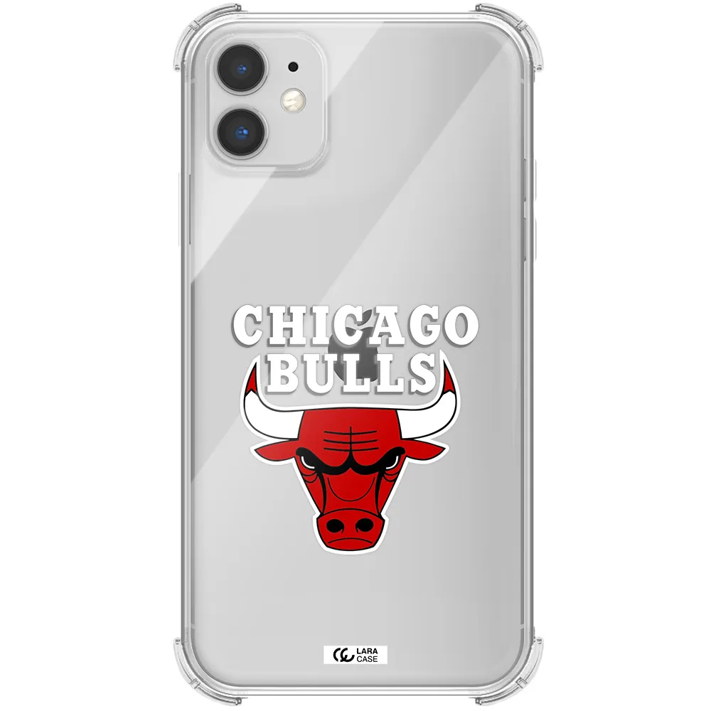 Chicago Bulls Apple iPhone 11 Clear PC Case