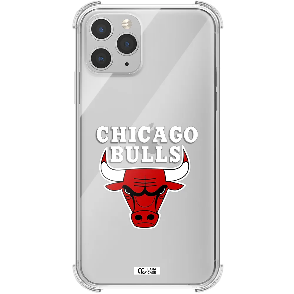 Chicago Bulls Apple iPhone 11 pro Clear PC Case
