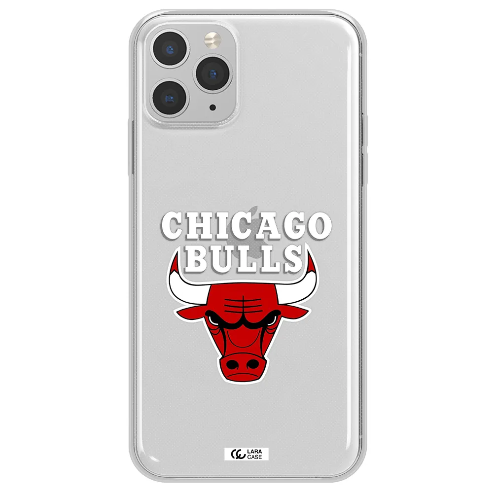 Chicago Bulls Apple iPhone 11 pro max Clear TPU Case