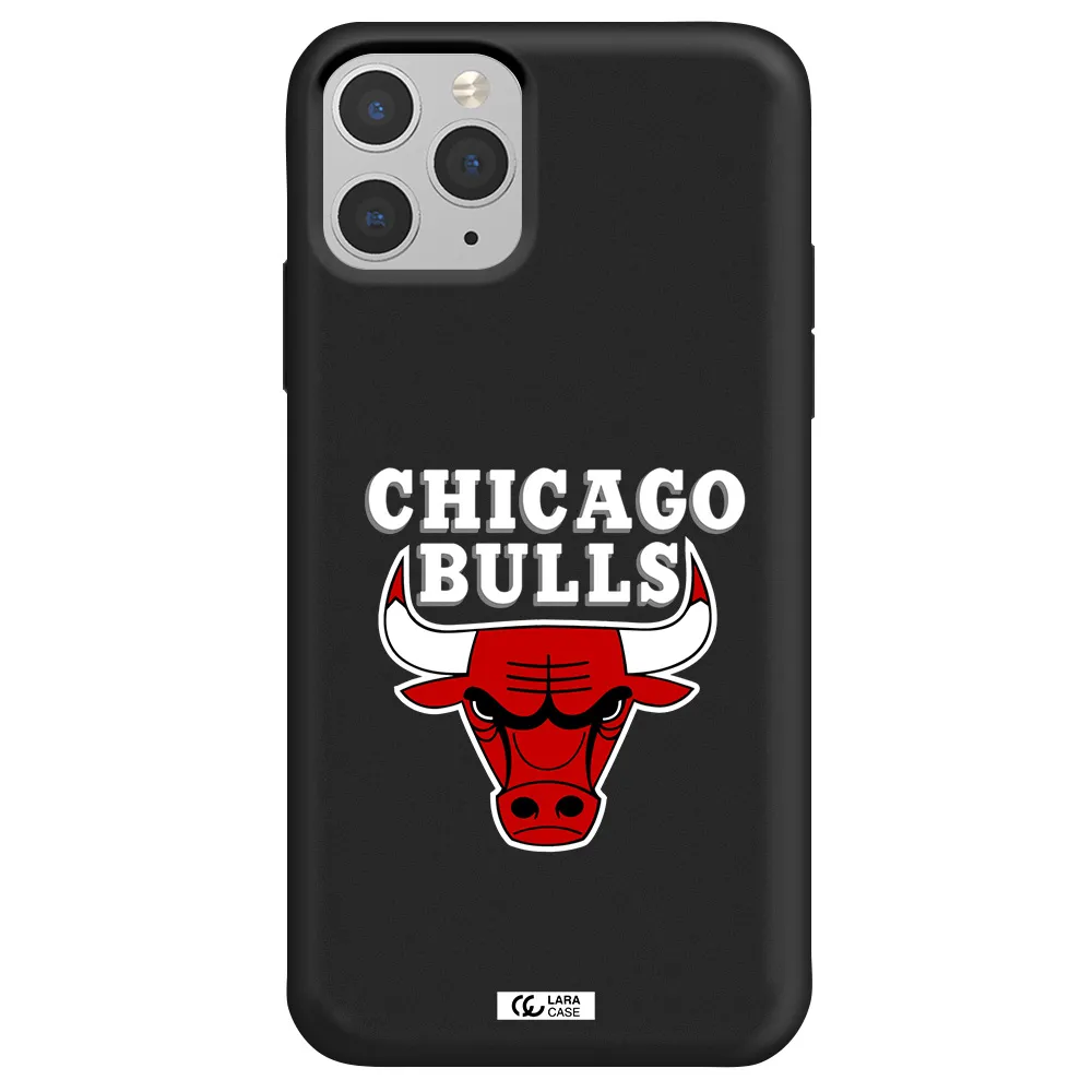 Chicago Bulls Apple iPhone 11 pro max Silicone black Case