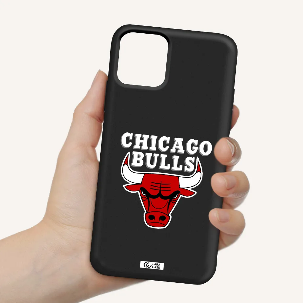 Chicago Bulls Apple iPhone 11 pro max Silicone black Case